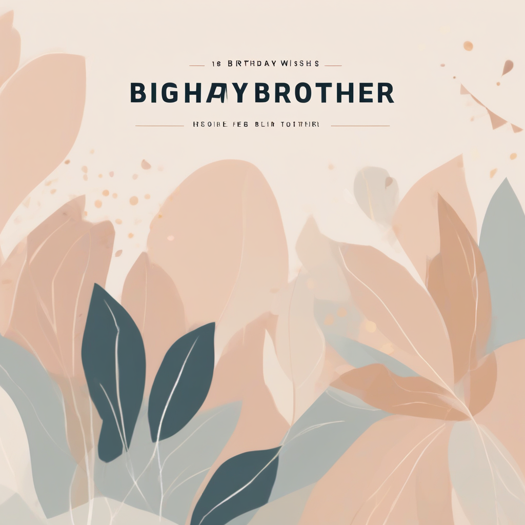 40 Birthday Wishes for Big Brother Today to Show Your Love