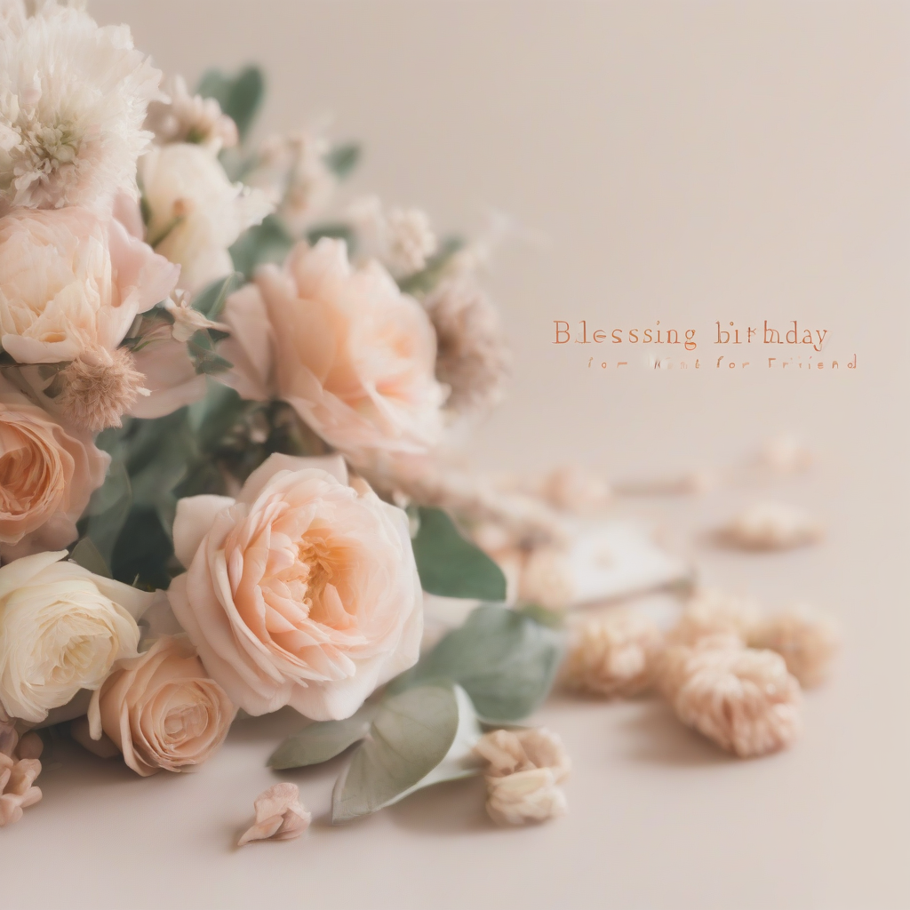Beautiful Blessing Birthday Wishes for Friend